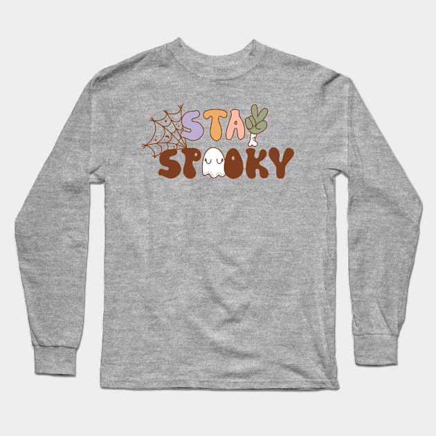 Stay spooky Long Sleeve T-Shirt by arkitekta